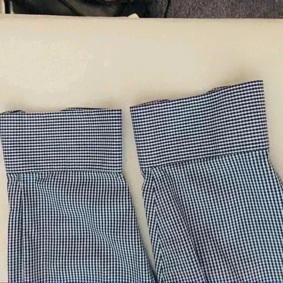 Lands End Shirt No Iron Pinpoint Oxford - Picture 7 of 9